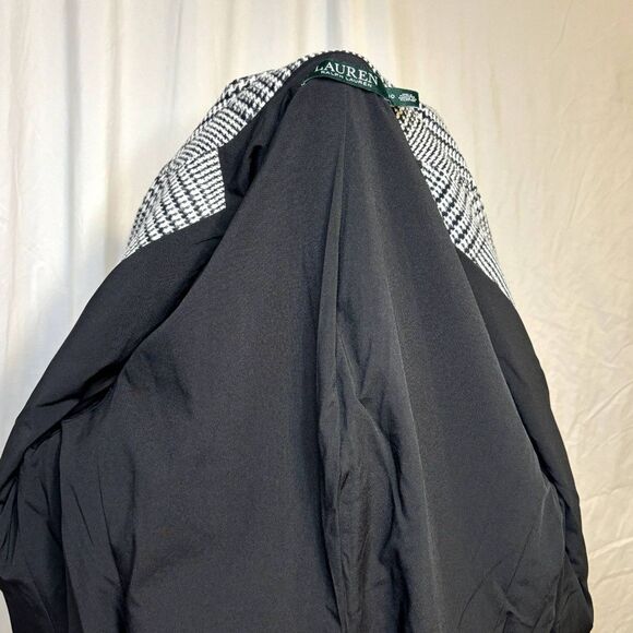 Lauren Ralph Lauren Houndstooth Twill Striped Blazer Suit Jacket Equestrian NWOT - Picture 8 of 9